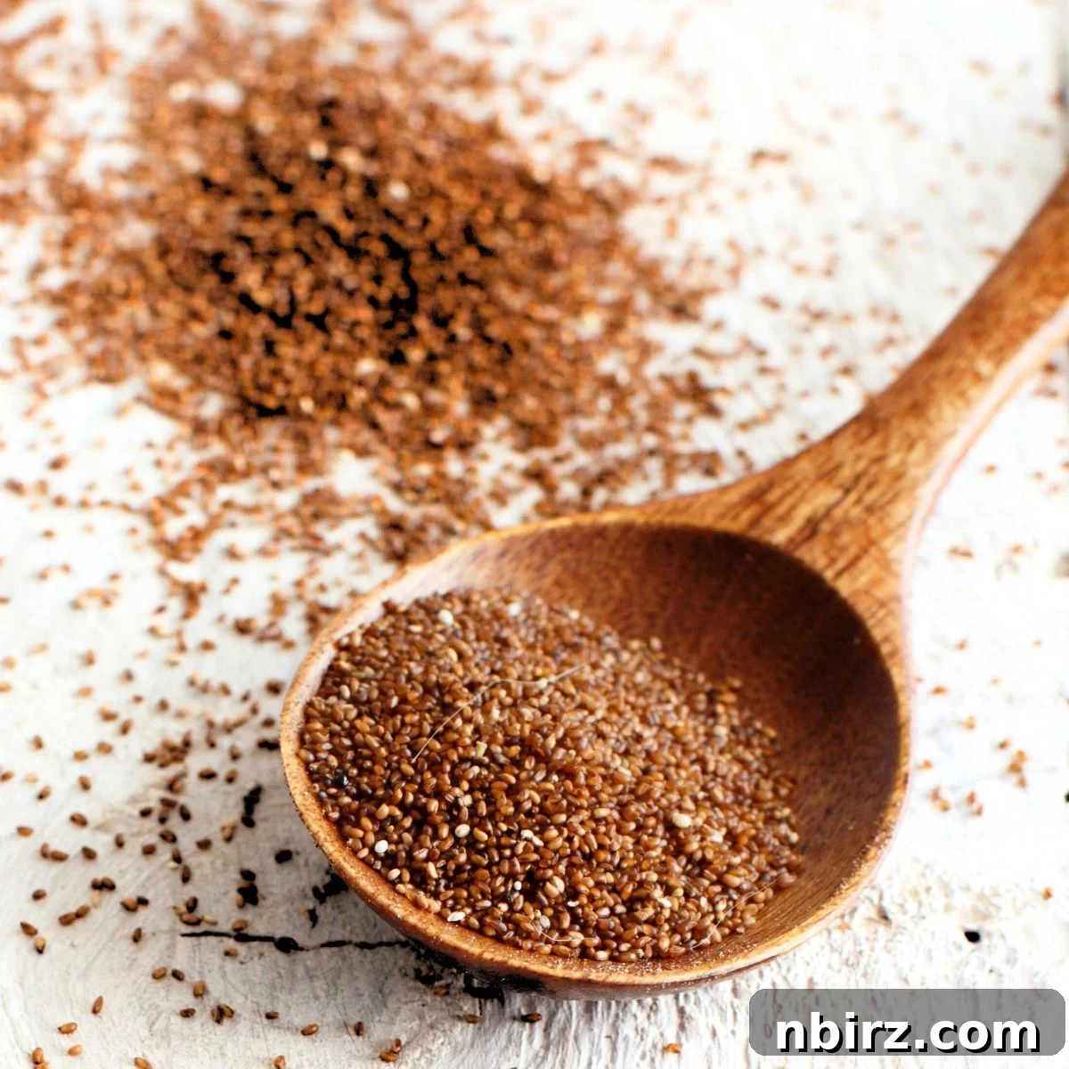 Protein Packed Teff Raisin Loaf 4 spoonful of whole grain teff