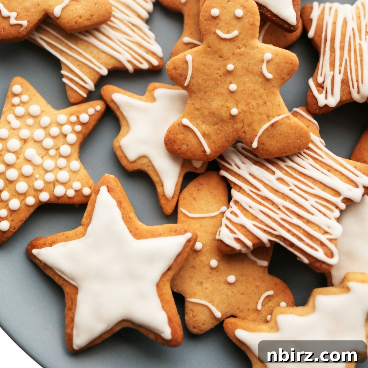 Wholesome Vegan Oat Flour Cutouts 7 oat flour cut out cookies on a plate