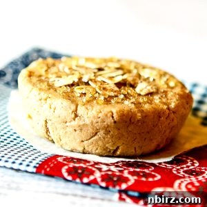 apple protein bars on a red white and blue cloth