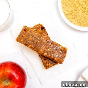 flax protein bars on white parchment paper
