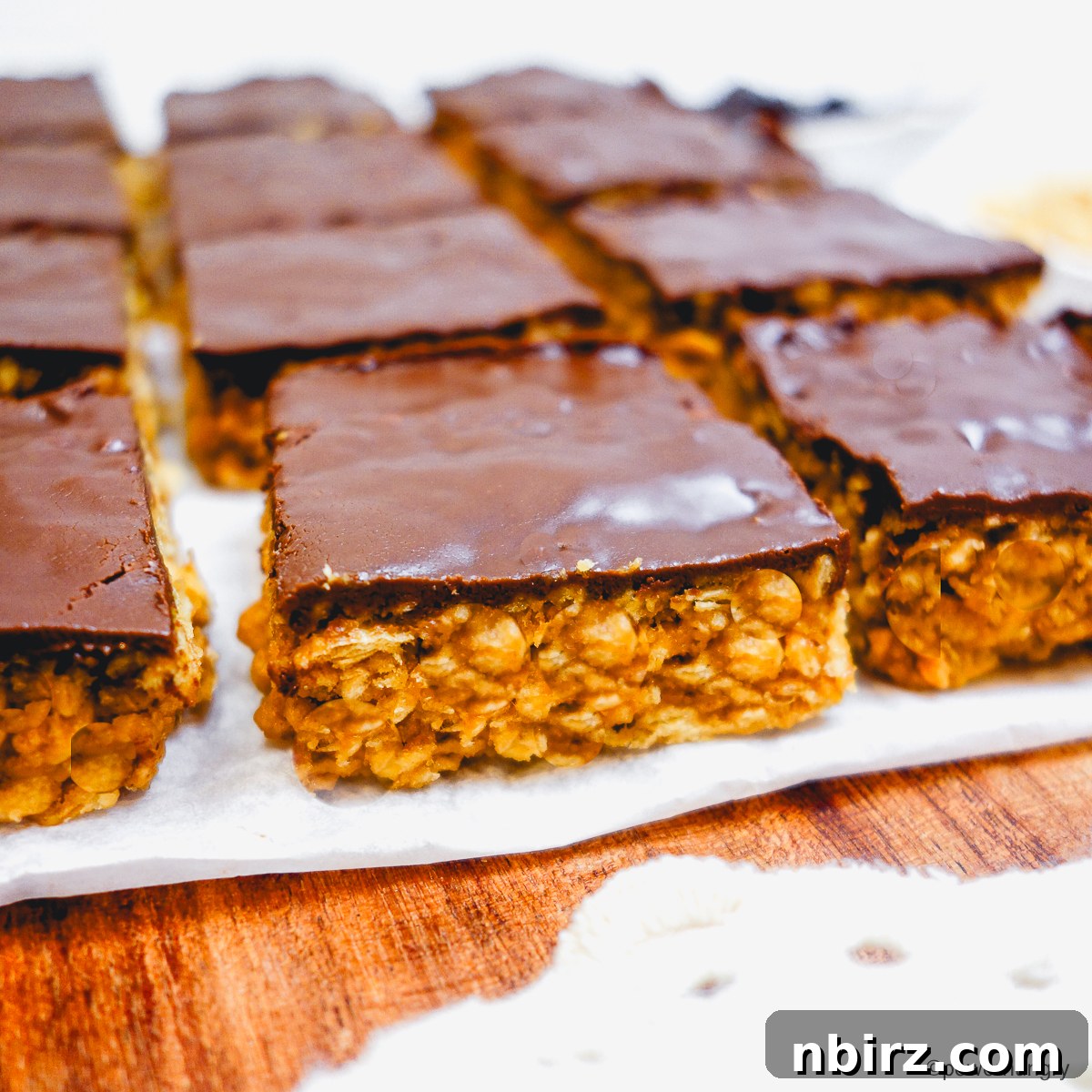 TVP Protein Crispy Bites Grain Free Oil Free 11 Chilled TVP no-bake bars arranged neatly on a cutting board, ready for serving.
