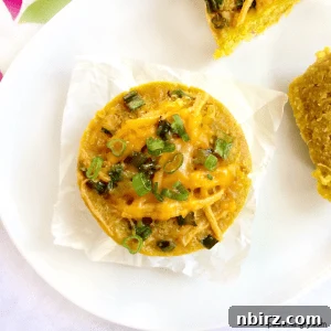 Finished vegan quinoa omelet muffins on a serving board