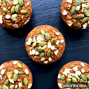 Vegan Gluten Free Oil Free Pumpkin Oat Blender Muffins 6 Vegan Pumpkin Oat Blender Muffins