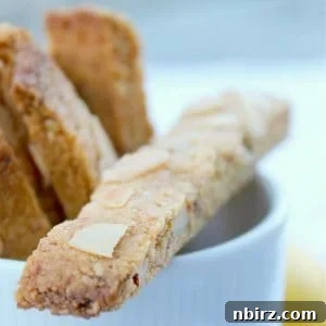 Delicious Vegan Almond Coconut Flour Biscotti (GF, grain-free)