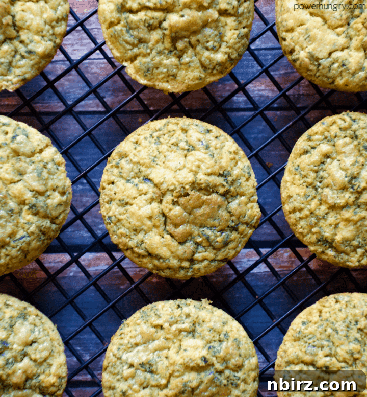 3-Ingredient Vegan Pesto Muffins: Simple, Grain-Free Goodness 4 Overhead Shot of Vegan Pesto Muffins