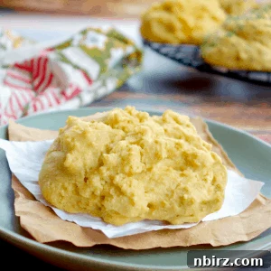 A perfectly baked vegan chickpea flour biscuit.