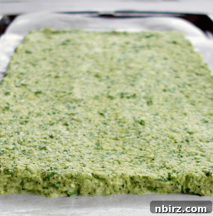 3-Ingredient Chickpea Flour Vegetable Flatbread (Vegan & Gluten-Free) 6 Unbaked broccoli chickpea flour flatbread