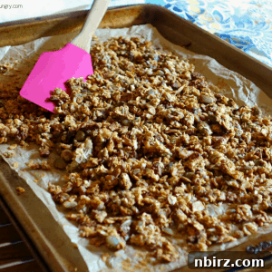 Grain-Free Banana Granola, a delicious and healthy vegan snack.