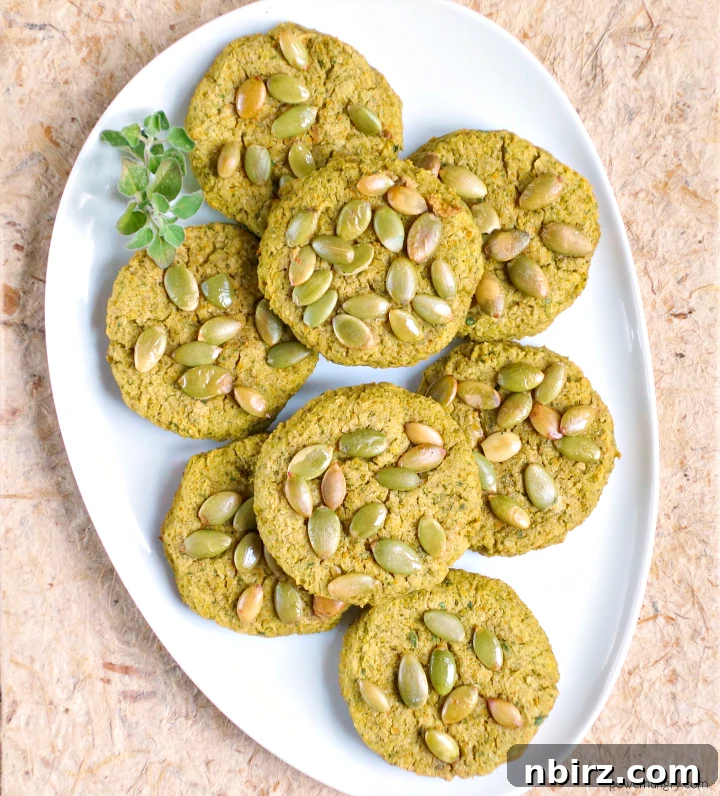 Baked Pumpkin Seed Falafel
