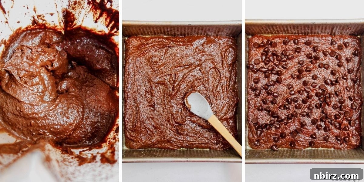 Lentil Brownies: A Guilt-Free Protein Boost 6 Spreading Brownie Batter