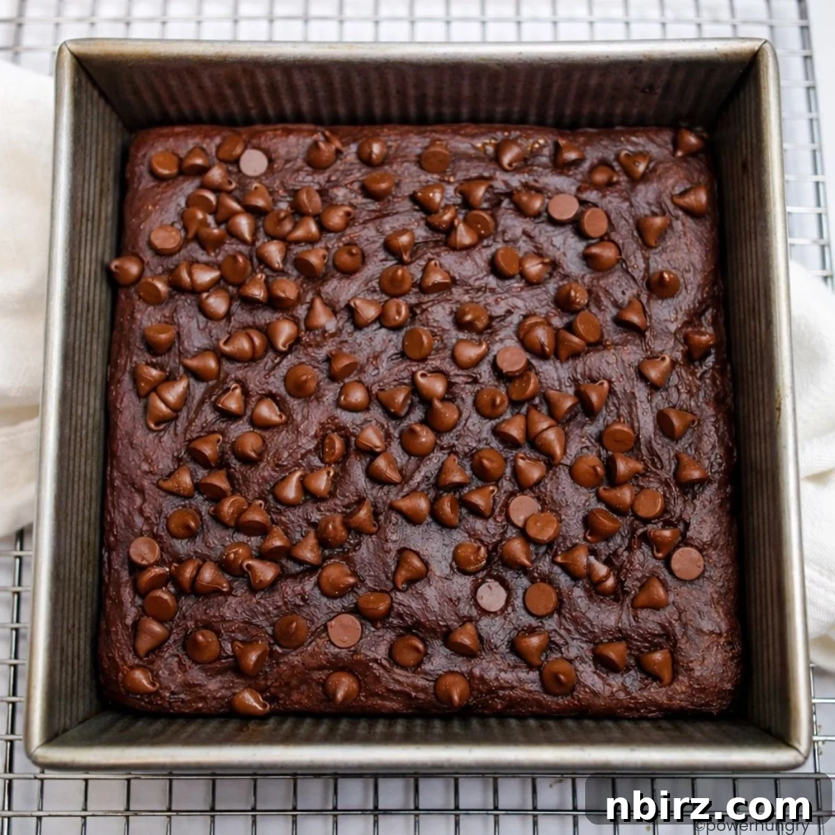 Lentil Brownies: A Guilt-Free Protein Boost 7 Baked Brownies in Pan