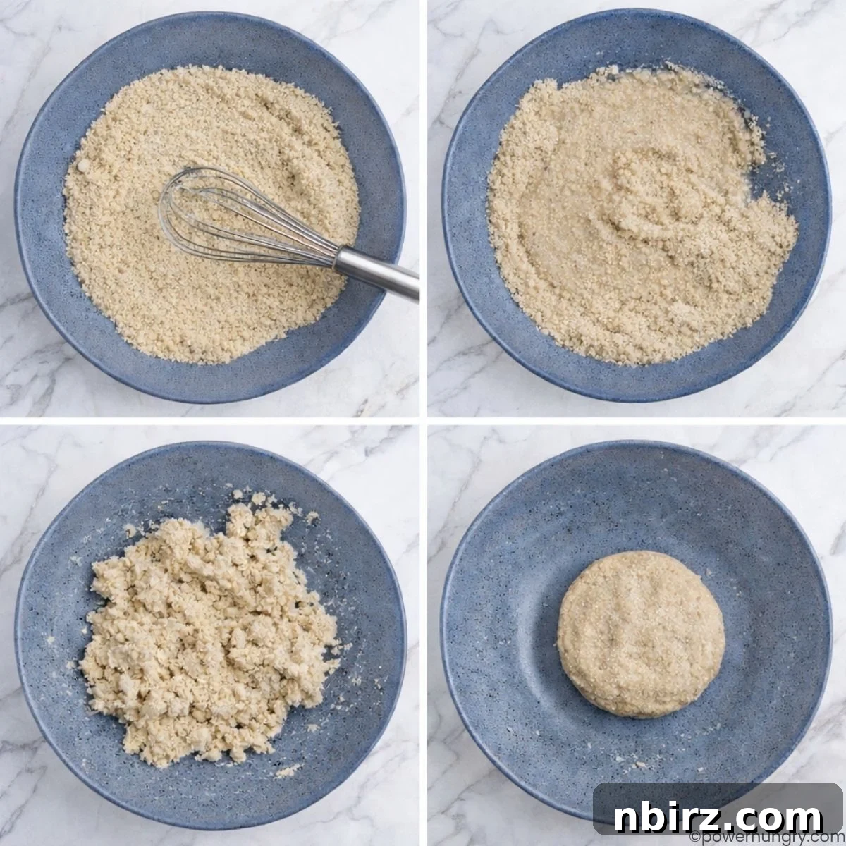Sunflower Seed Flatbread 4 Mixing the sunflower seed tortilla dough