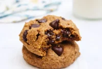 Wholesome Vegan Oat Flour Chocolate Chip Cookies Oil-Free and Gluten-Free