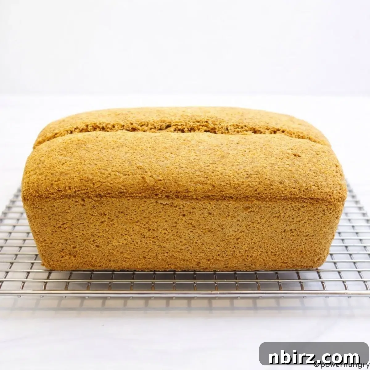 loaf of high protein millet bread