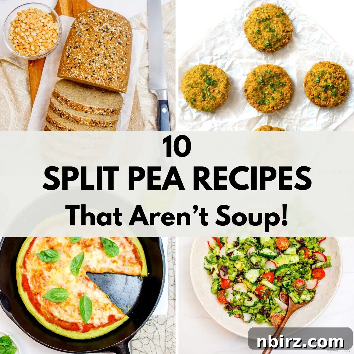 10 Creative Split-Pea Recipes Beyond Soup 2 split pea recipe photo collage
