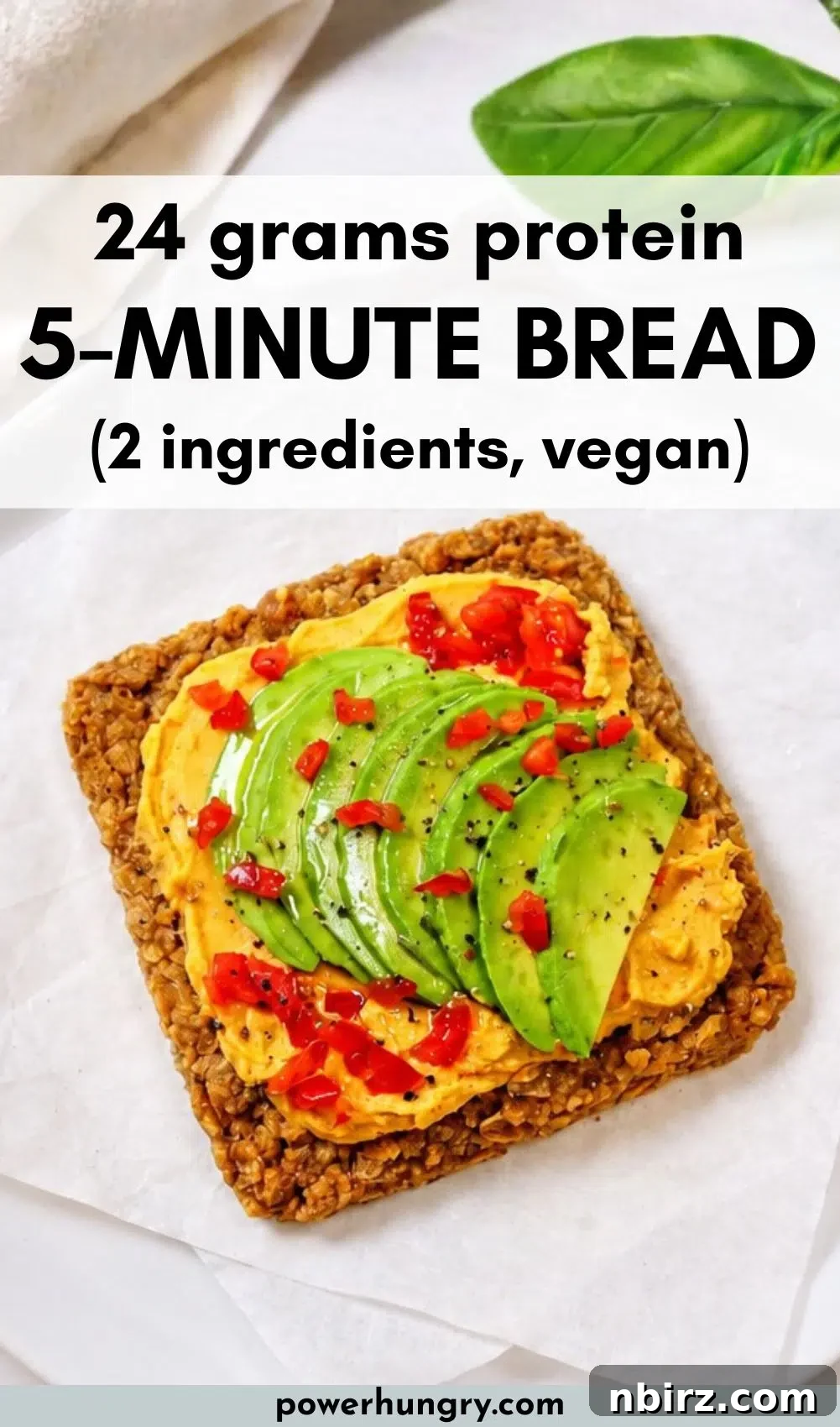 5-Minute High-Protein Bread with 24g Protein 10 5 minute high protein bread with hummus and avocado