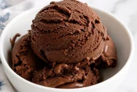 Vegan Chickpea Chocolate Ice Cream (Nut & Coconut Free)