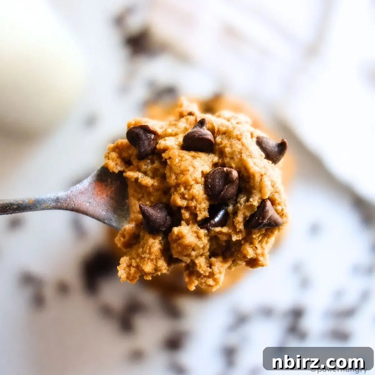 Protein-Packed Lentil Cookie Dough Recipe 7 a spoonful of high protein lentil cookie dough