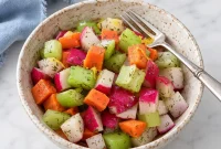 Chopped Winter Salad with Roasted Squash and Pomegranate